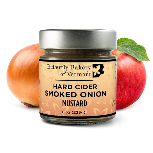 Butterfly Bakery of Vermont - Hard Cider Smoked Onion Mustard, Sweet &