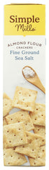 4.25 (Pack 1) Simple Mills Almond Flour Crackers, Fine Ground Sea Salt - Gluten Free, Vegan, Healthy Snacks, Ounce