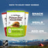 4 Pack) Backpacking Meat Shredz - Premium Dried Pulled Pork (Sriracha Flavor, | Gluten Free | High Protein & Low Sugar