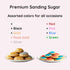5 Bakerpan Pink Sanding Sugar for Baking & Cookie Decorating - Ounce Edible Pink Sugar Sprinkles for Cookies, Cakes
