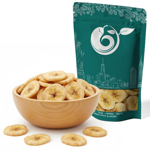 NY Spice Shop Dried Banana Chips - 5 Pound Dehydrated Sweet Banana