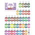 Set 6ml (0.2 Oz) (0.2 Oz(Pack 36)) Food Coloring - Concentrated Liquid Food Coloring - Neon Liquid Food Color Dye