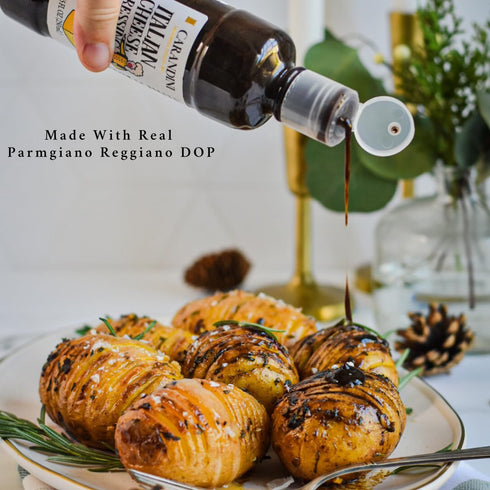 8.45 oz Carandini Italian Cheese Dressing with Balsamic Vinegar of Modena & Parmigiano Reggiano DOP, Tangy