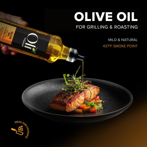 Oli de Nutrioli 3 16.9 Oz Oli by Nutrioli Olive Oil, Authentic Blend of Spanish Olive Varieties, High Smoke Point