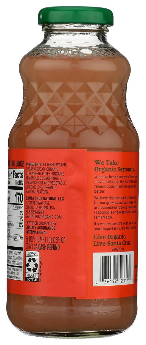 16 SANTA CRUZ ORGANIC Organic Strawberry Lemonade, FZ