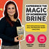 Pack 1 20 lbs EZ Bombs Garlic Rosemary Brine Bomb Seasoning with Finishing Rub, of All-in-One Turkey Brine Kit