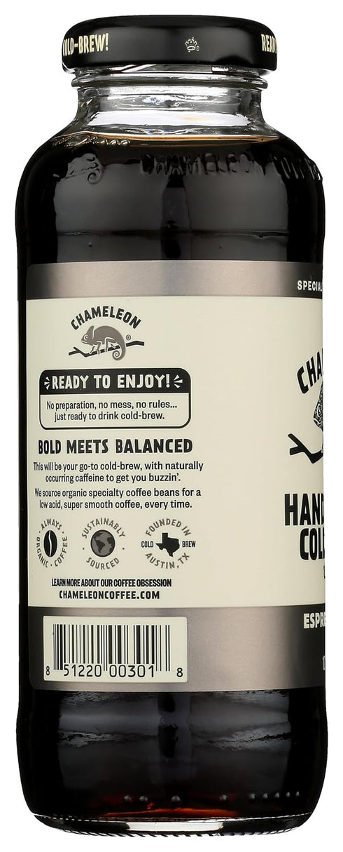 10 oz Chameleon Cold Brew Coffee Espress, Ready to Drink, Fl