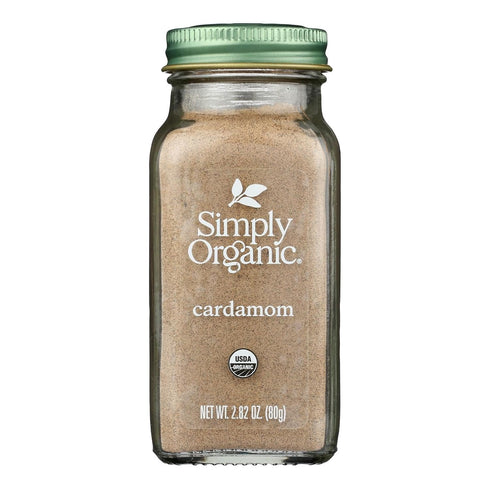 Simply Organic Cardamom, Kosher, USDA Certified Organic, 2.82 Ounce (Pack of 6)
