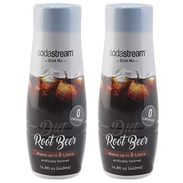 SodaStream Diet Root Beer, 440ml 2 Pack, 14.8 Fl Oz