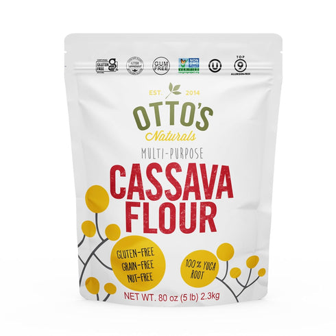 Otto's Naturals Multi-Purpose Cassava Flour, Non-GMO, Gluten-Free, Grain, Nut and Gum-Free, 1-to-1