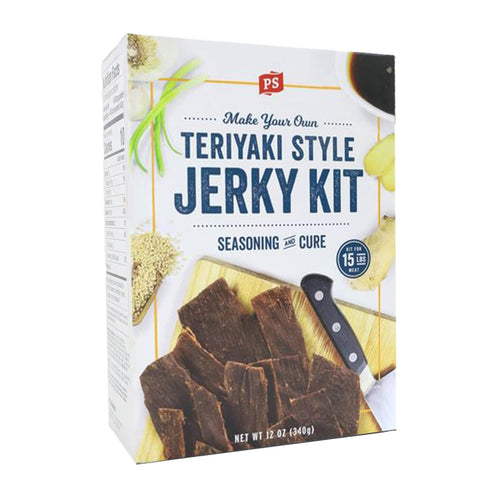 PS Seasoning Jerky Seasoning and Cure Kit (Teriyaki) - Award-Winning DIY Beef