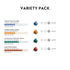 Pack, 50-Count Nespresso Capsules Original Line, Morning Lungo Blends Variety Mild to Medium to Dark Roast Coffee
