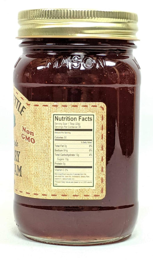 Generic 2-19 Amish Homemade Style Strawberry Rhubarb Jam Ounce Non-GMO All Natural
