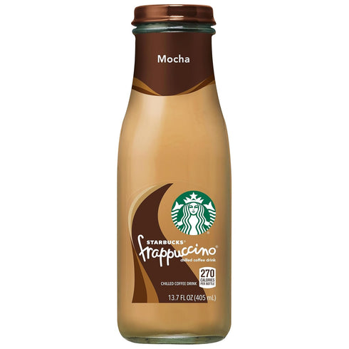 13.7 oz (12 Pack) Starbucks Frappuccino Coffee Drink, Mocha, fl Bottles