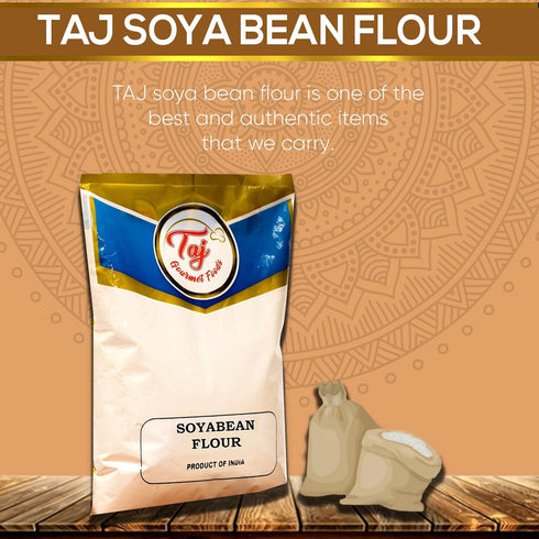 TAJ Gourmet Foods 2-Pounds TAJ Soya Bean Flour | Soy Bean Flour | All-Natural