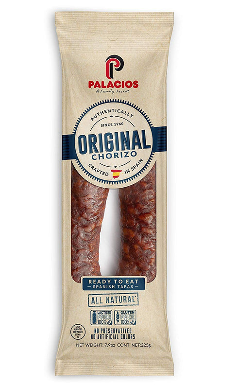 Palacios Chorizos Imported from Spain. Packof 4 chorizos. 31.75 onces total