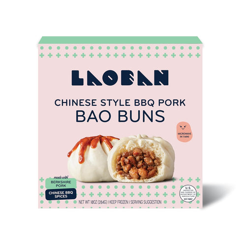Laoban DumplingsChinese Style Pork BBQ Bao BunsMade with Berkshire Heritage Pork, Chinese