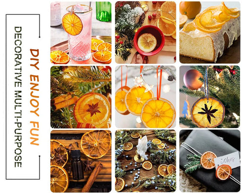 Duwen Slices,10.58oz 300g, Dehydrated Orange / Dried Orange Slices Sugar Free Natural Fruit