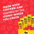 6g 0.97 oz. (24 Count) Slim Jim Giant Chicken Sticks, Buffalo Wild Wings Hot, Protein per Stick