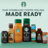 3 Pack 12 (Pack 12) Starbucks Refreshers, Flavor Variety (Peach,Cherry, Stw Lmd), Ounce Sleek Cans