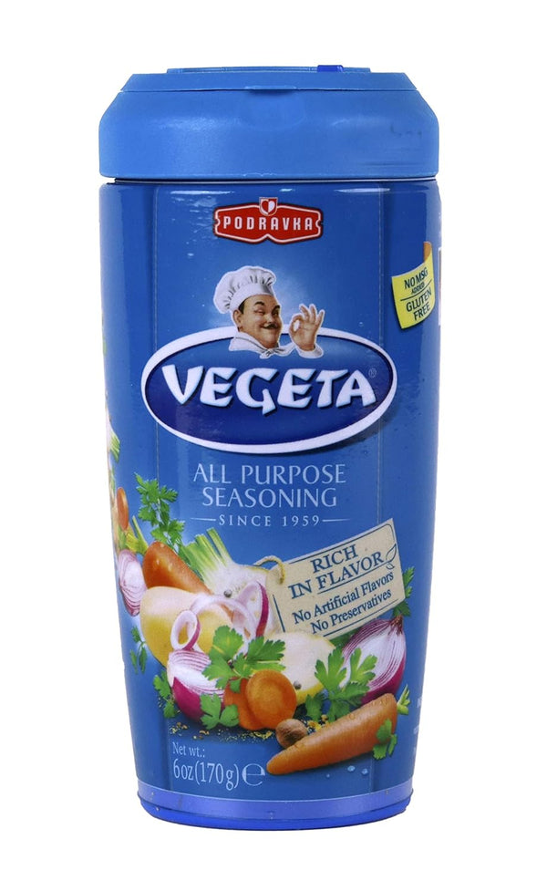 Podravka Vegeta Seasoning Shaker, No MSG, 6 Ounce (170 g)
