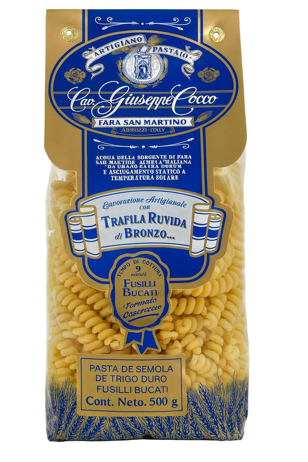 Cav Giuseppe Cocco Cav. Giuseppe Cocco - Fusilli N. A33, (4)- 17.6 oz. Packages