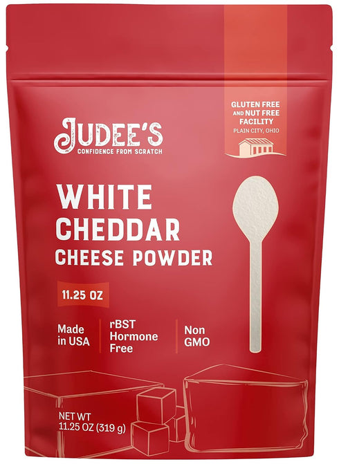 (11 oz), (11 oz), (11.25 oz) Judee's Camping Bundle: Whole Egg Powder Whole Milk Powder White Cheddar Cheese Powder