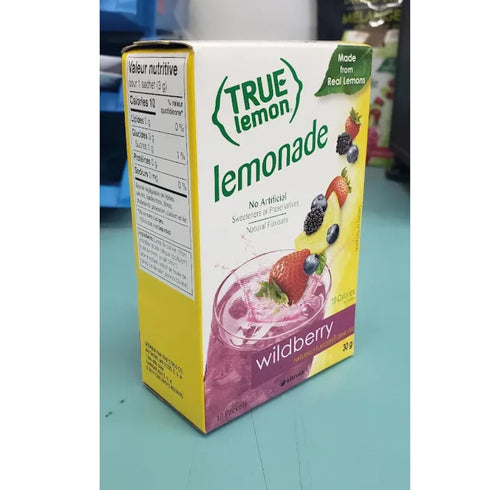 (Pack 4) 10ct True Lemon WILDBERRY LEMONADE of each box. True Citrus