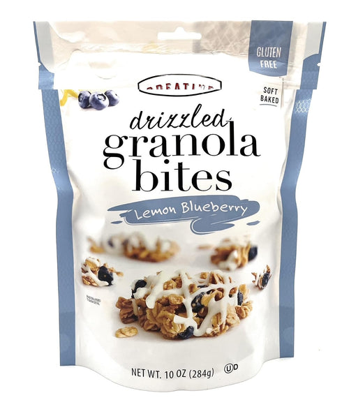 Generic Lemon Blueberry Drizzled Granola Bites Gluten Free 10oz/284g - Pack of 1
