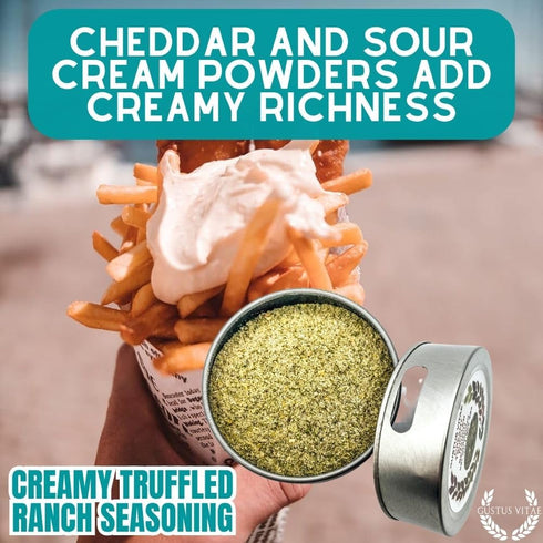 1.5 oz #602 Creamy Truffled Ranch Seasoning | All Natural | Non GMO | Gourmet Spice Mix | Artisanal Rub | | Small Batch