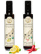 Chili infused & Lemon Infused Extra Virgin Olive Oil. All-natural olive oils.