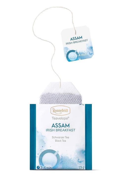 Summer 25 Count Ronnefeldt Teavelope Assam - Irish Breakfast Black Tea India Bags Tea Individually Wrapped, - Strong