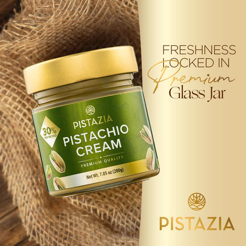 7.05 oz (200g) Pistazia Pistachio Cream Premium Turkish Pistachio Spread Organic, No Additives Perfect for Dubai