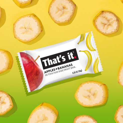 Pack (50 10g Thats it. Fun Size Fruit Bars Variety Pieces, Each), Non-GMO, Kosher, Gluten Free, Breakfast Snacks