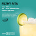 100% 8 Oz 6 Pack Filthy Margarita Mix, Premium Cocktail Mixer, All-Natural, Non-GMO, Vegan & Gluten-Free, Made