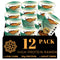 KLDSCP High Protein (32g) Instant Ramen Noodles Soup Chicken Flavor, 12 Packs,