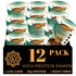 KLDSCP High Protein (32g) Instant Ramen Noodles Soup Chicken Flavor, 12 Packs,