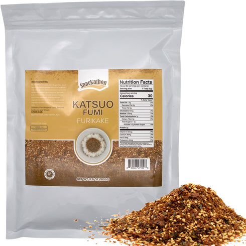 Furikake Rice Seasoning, Katsuo Fumi, 17.6 oz Bag