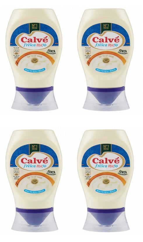 Calv : "Fresca Mayo" Top Down Italian Mayonnaise with Yogurt 7.93 Fluid Ounce
