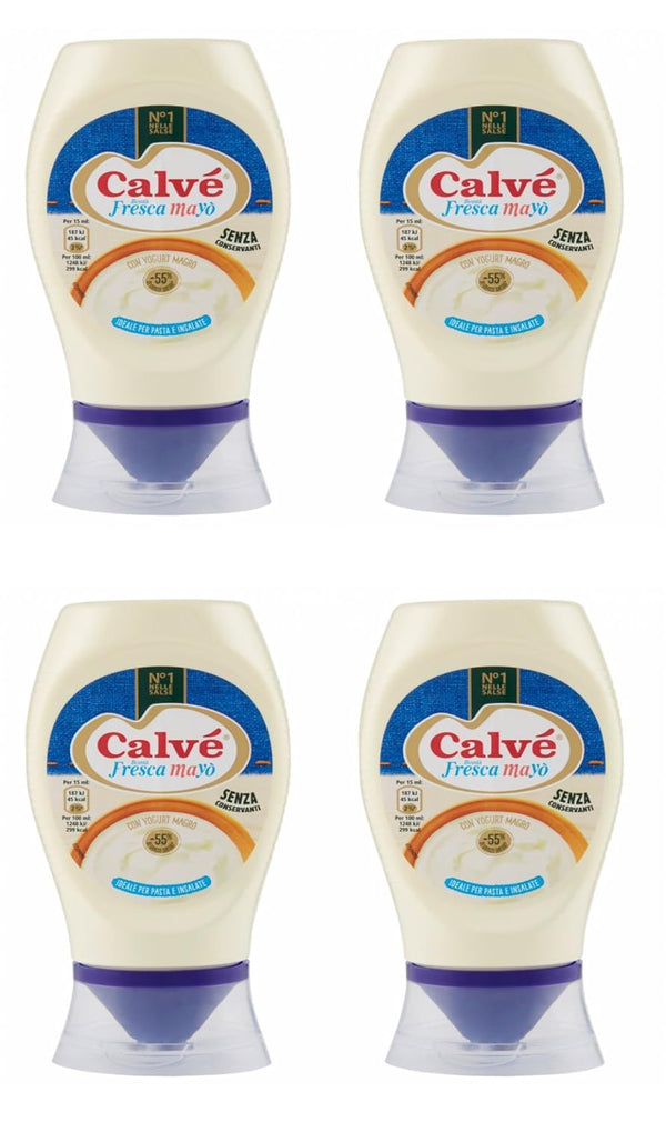 Calv : "Fresca Mayo" Top Down Italian Mayonnaise with Yogurt 7.93 Fluid Ounce