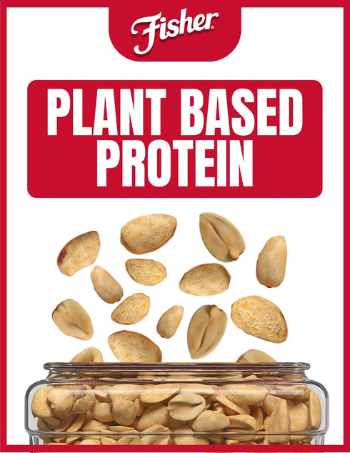 36 Fisher Snack Sea Salt Dry Roasted Peanuts, Ounces, No Artificial Colors or Flavors