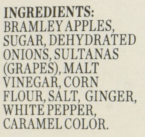 38.8-Ounce Roland Foods Sweet Apple Chutney, Specialty Imported Food, Jug