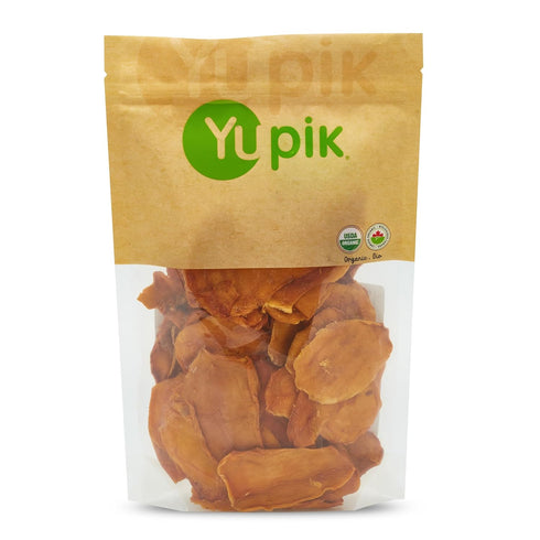Yupik Organic Sliced Mango, 1 lb (16 oz), Non-GMO, Vegan, Gluten-Free, Kosher,