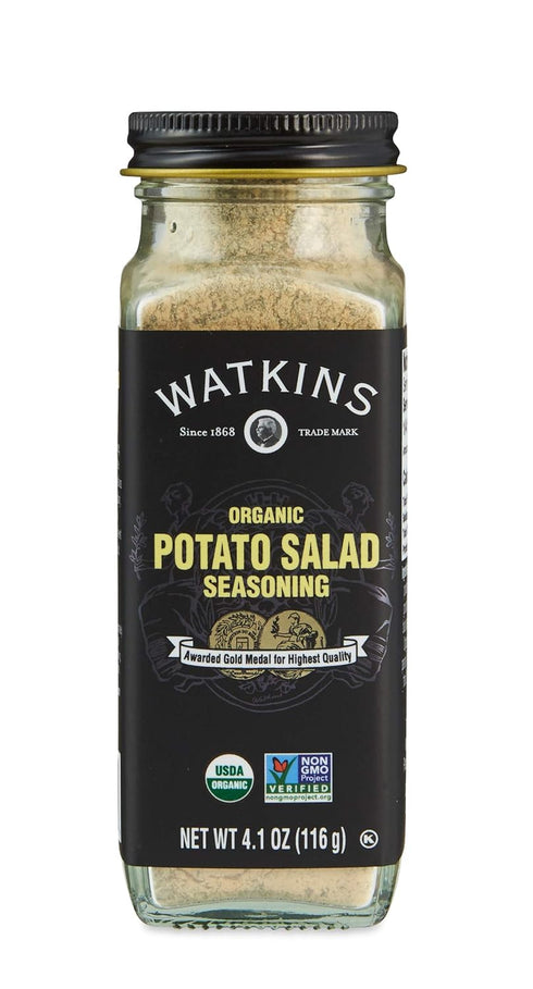 Watkins Gourmet Organic Spice Jar, Potato Salad Seasoning, Non-GMO, Kosher, 4.1 oz.