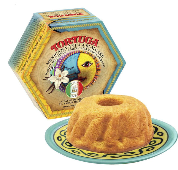 TORTUGA Caribbean Mexican Vanilla Rum Cake - 4 oz Gourmet Gift for Stocking Stuffers, Gift Baskets & Christmas