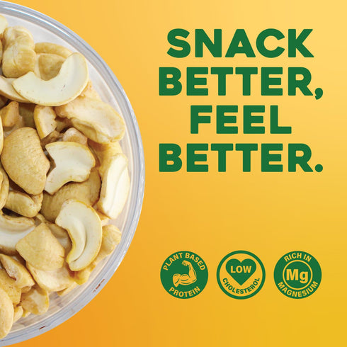 5 lbs (80 oz) Sunbest Natural Raw Cashew Halves & Pieces, Unsalted & Unroasted Bulk Cashews to Eat For Party Snacks