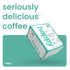 22 count, happy coffee light roast coffee pods, notes of toasted biscotti and levity, compatible with most K-cup