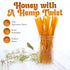 MOWI WOWI 100% Pack 10 Hemp Honey Straws - USA Pure, Raw, Unfiltered Honey - Infused with Hemp Oil, Non-GMO
