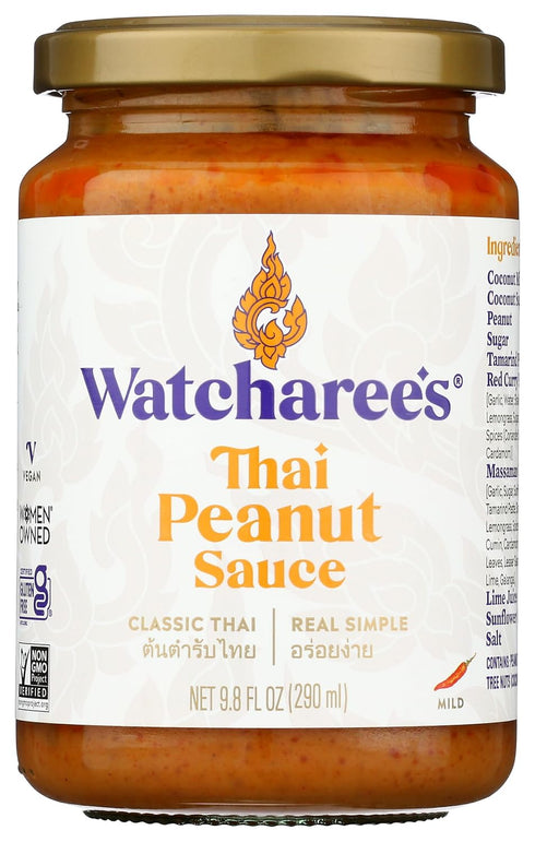 WATCHAREE Thai Peanut Sauce, 9.8 FZ