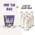 16-oz 6 A2 Rogue Pet Science G.O.A.T Milk Powdered Goat Milk for Dogs and Cats. One Bag Makes Quarts. Human Grade